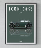 Affiche par Cirebox ICONIC BENTLEY BLUE TRAIN #93