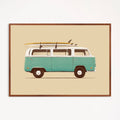 Affiche d'Artiste Florent Bodart Van Volkswagen Type 2 A3