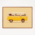 Affiche d'Artiste Florent Bodart Van Volkswagen Type 2 A3