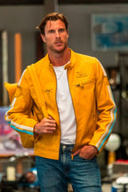 Blouson en cuir 24H Le Mans Hans miel Homme