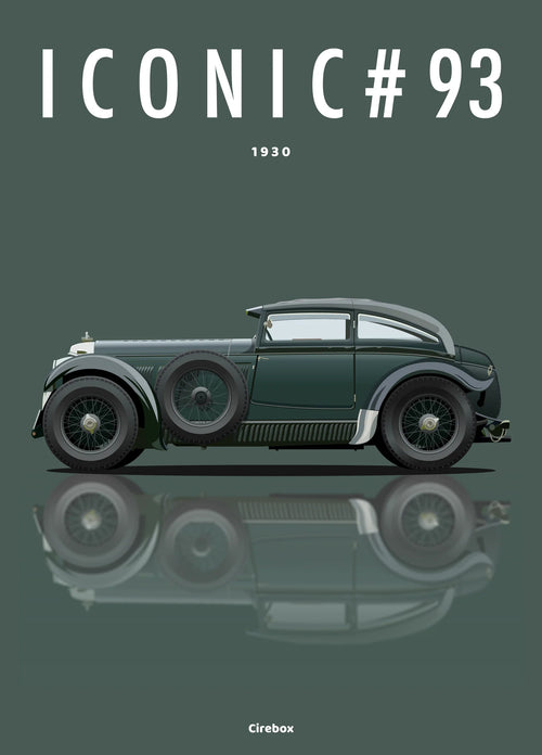 Affiche par Cirebox ICONIC BENTLEY BLUE TRAIN #93