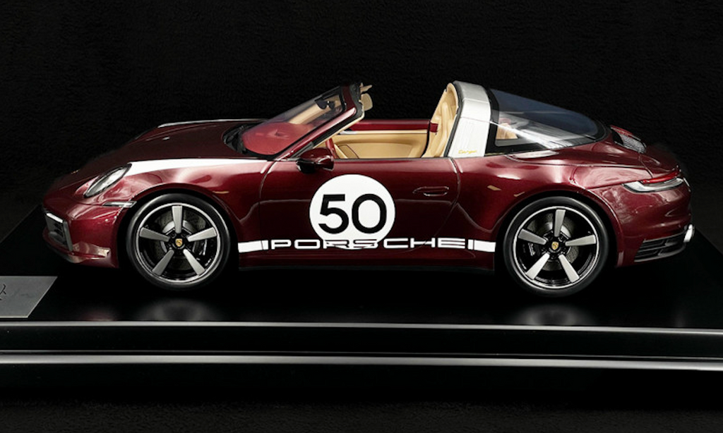 1/18th Scale Miniature Porsche 911 Targa 50th