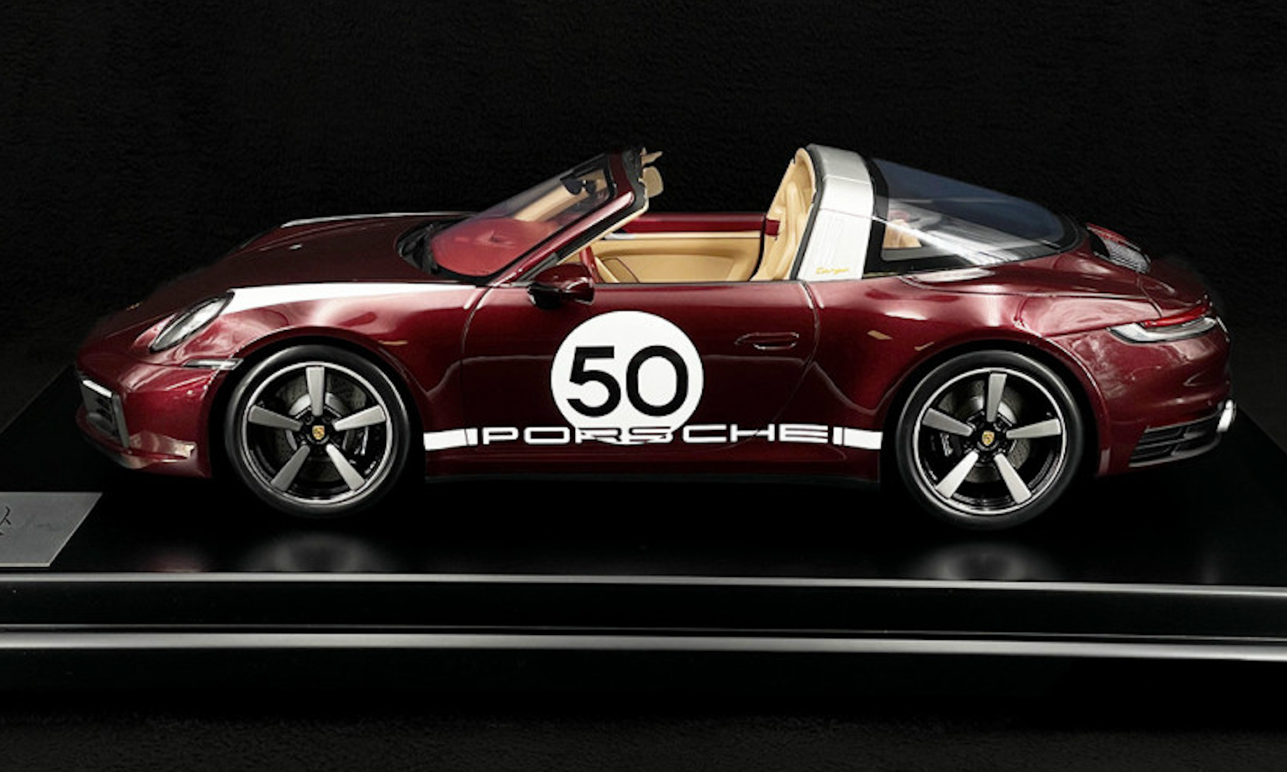 1/18th Scale Miniature Porsche 911 Targa 50th