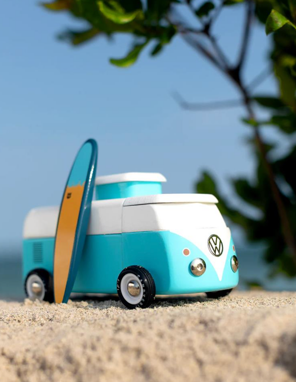 Bonbons à la menthe Candylab - Combi VW Beach - Océan - variante Rose / Jaune 3+