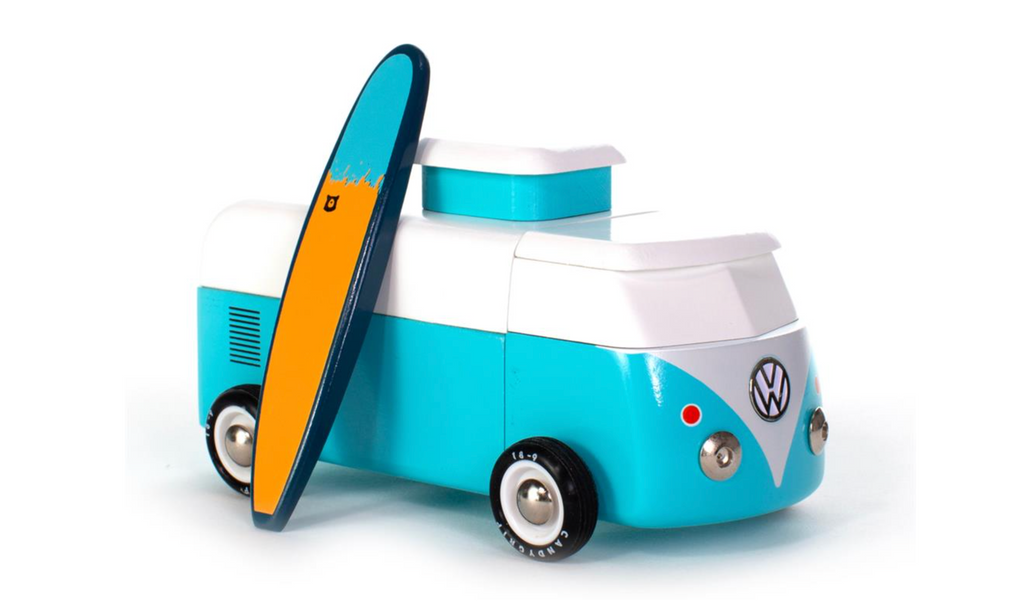 Bonbons à la menthe Candylab - Combi VW Beach - Océan - variante Rose / Jaune 3+