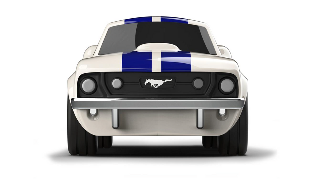 Jouet Petite Voiture Baghera Ford Mustang Black - variante Red / Black Metal / White 3+