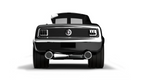 Jouet Petite Voiture Baghera Ford Mustang Black - variante Red / Black Metal / White 3+