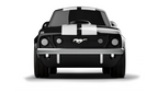 Jouet Petite Voiture Baghera Ford Mustang Black - variante Red / Black Metal / White 3+