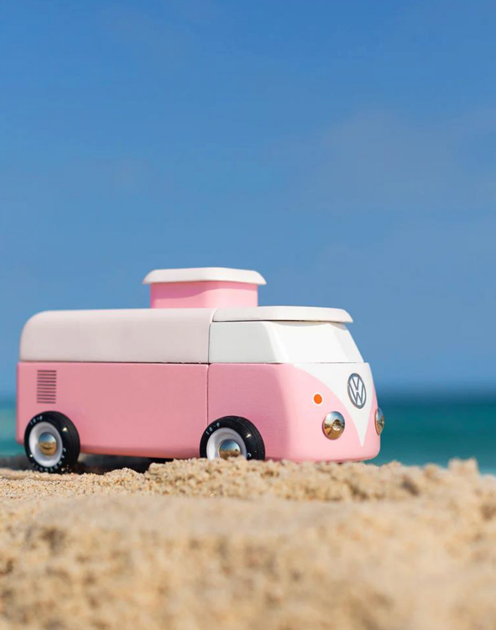 Bonbons à la menthe Candylab - Combi VW Beach - Océan - variante Rose / Jaune 3+