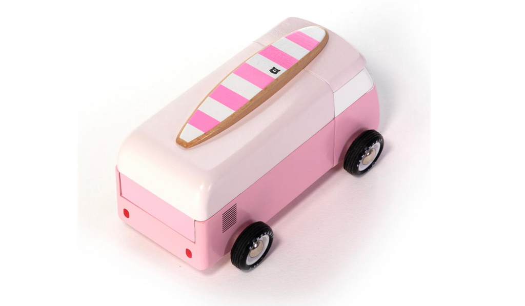 Bonbons à la menthe Candylab - Combi VW Beach - Océan - variante Rose / Jaune 3+