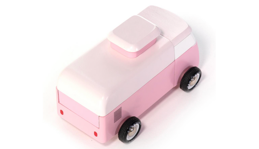 Bonbons à la menthe Candylab - Combi VW Beach - Océan - variante Rose / Jaune 3+