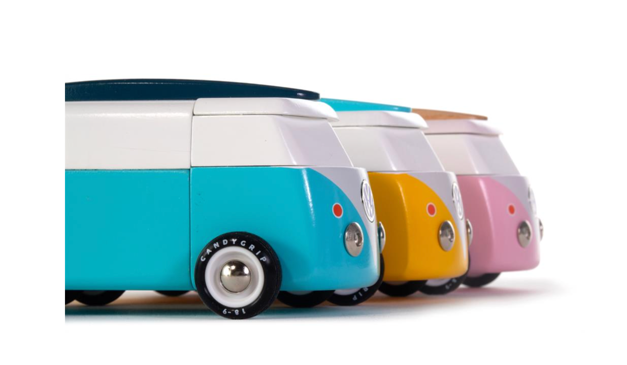 Bonbons à la menthe Candylab - Combi VW Beach - Océan - variante Rose / Jaune 3+