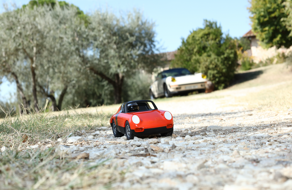 Jouet Petite Voiture Luft 911 Targa Playforever Orange 3+