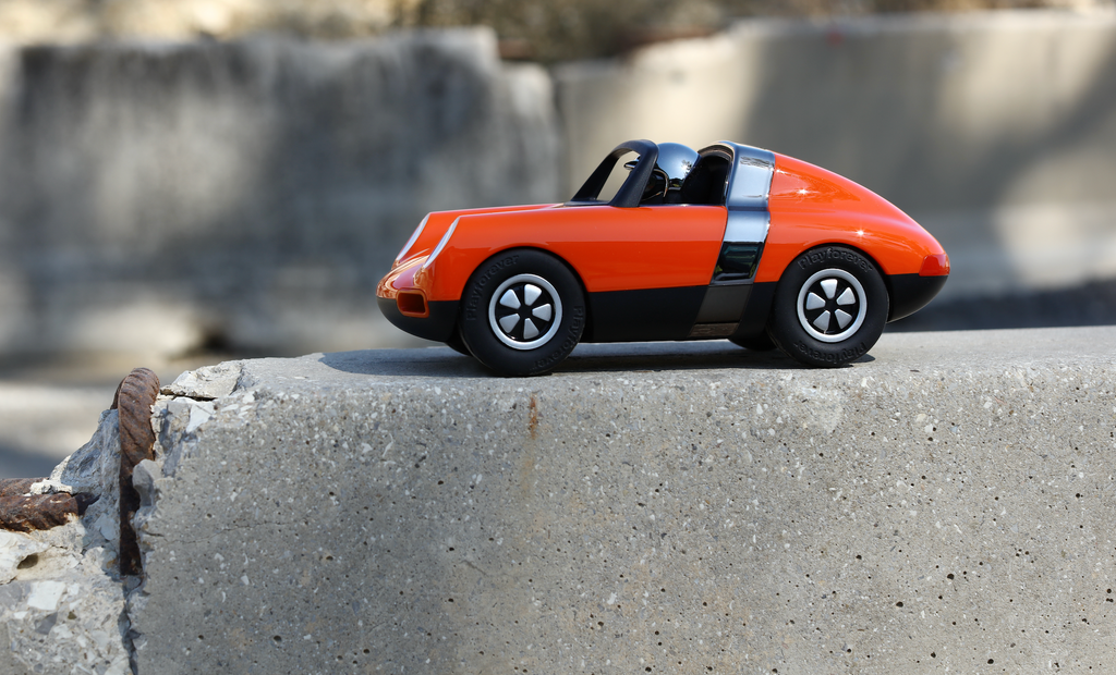 Jouet Petite Voiture Luft 911 Targa Playforever Orange 3+