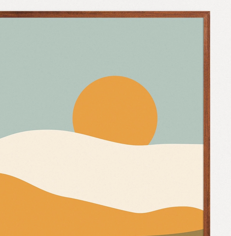 Affiche d'Artiste Florent Bodart Minimal Van 50x70cm