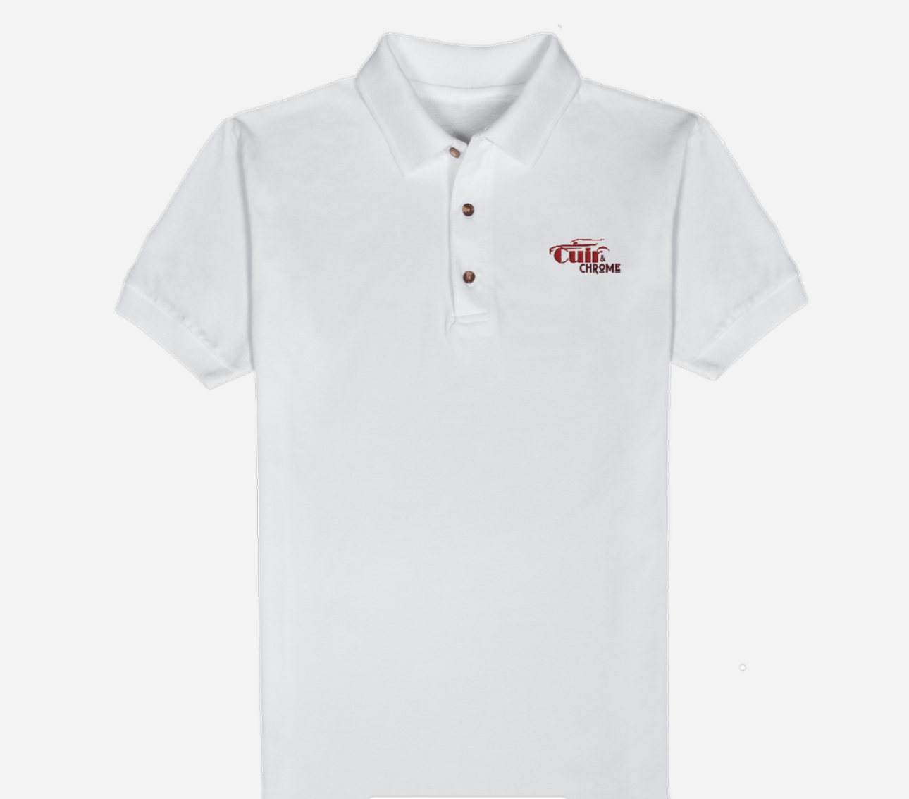 Polo Homme Manche Courte Cuir & Chrome