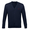 Golden button-up cardigan by Sol's® for Cuir&Chrome®