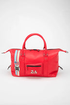 Sac de voyage en cuir 24H Le Mans Chris 48h rouge poivre