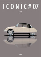 Affiche par Cirebox ICONIC CITROËN DS #07