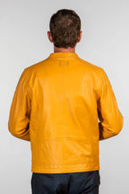 Blouson en cuir 24H Le Mans Hans miel Homme
