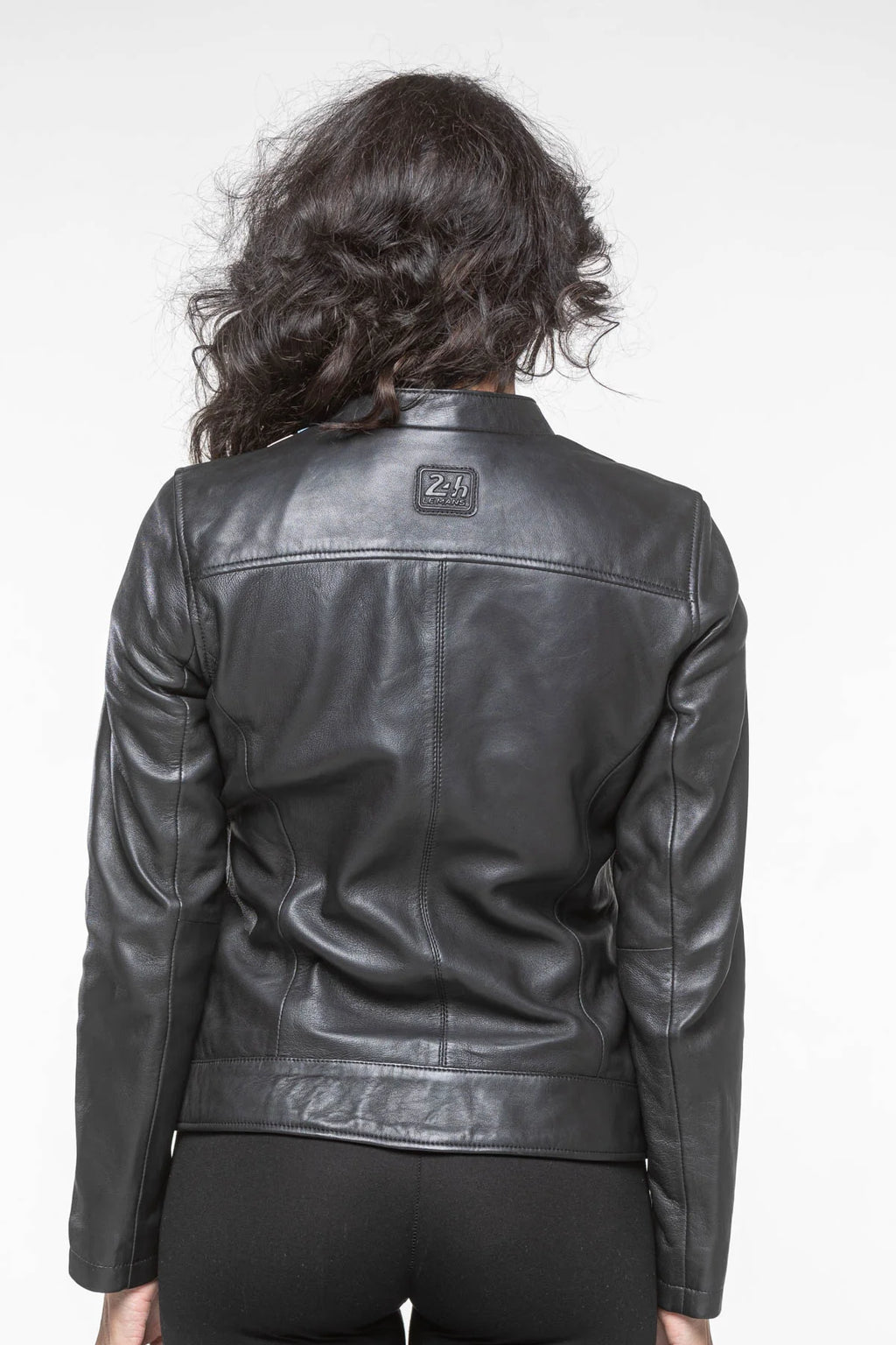 Blouson en cuir 24H Le Mans Katy noir Femme