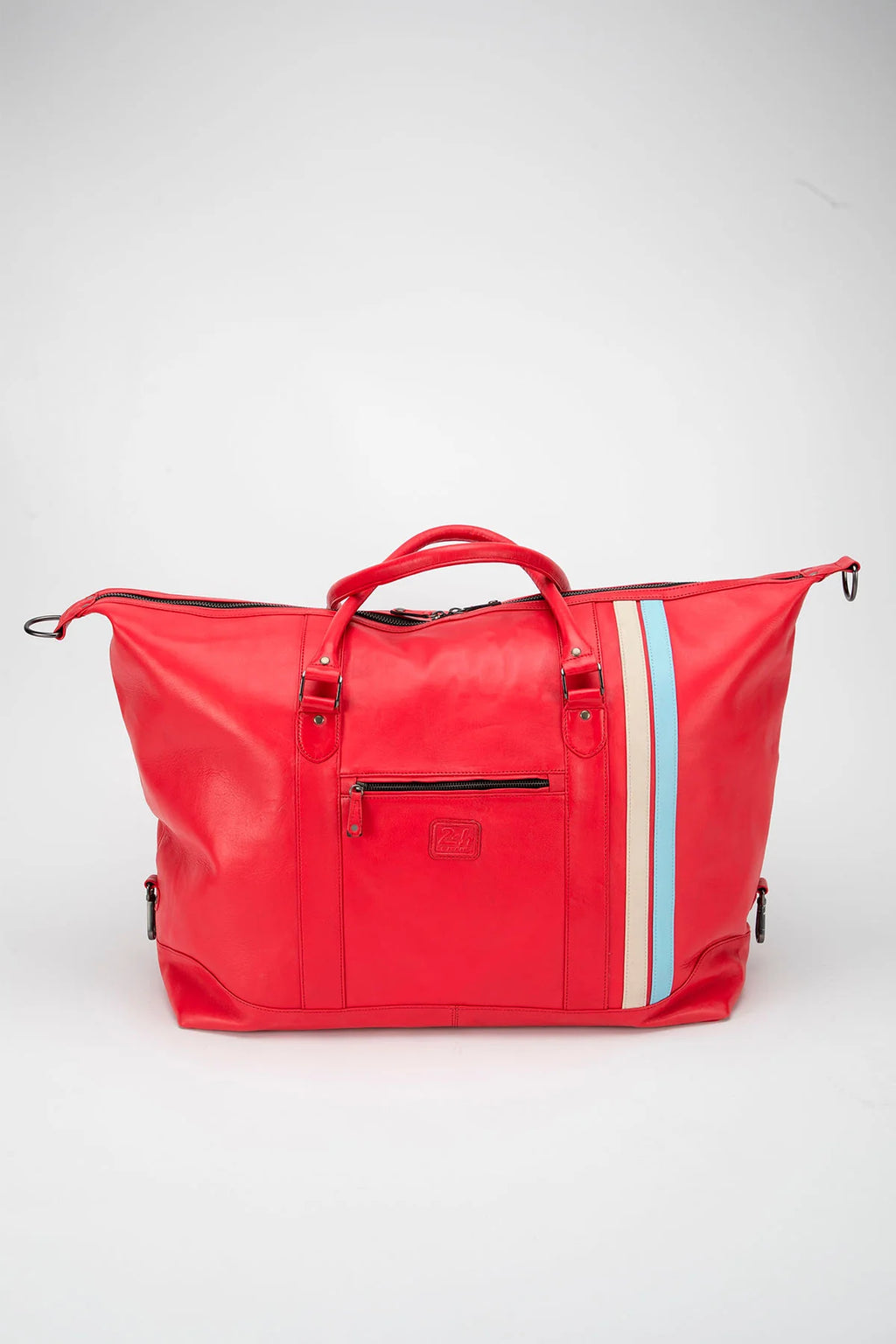 Sac de voyage en cuir 24H Le Mans Ken 72h rouge poivre