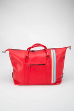 Sac de voyage en cuir 24H Le Mans Ken 72h rouge poivre