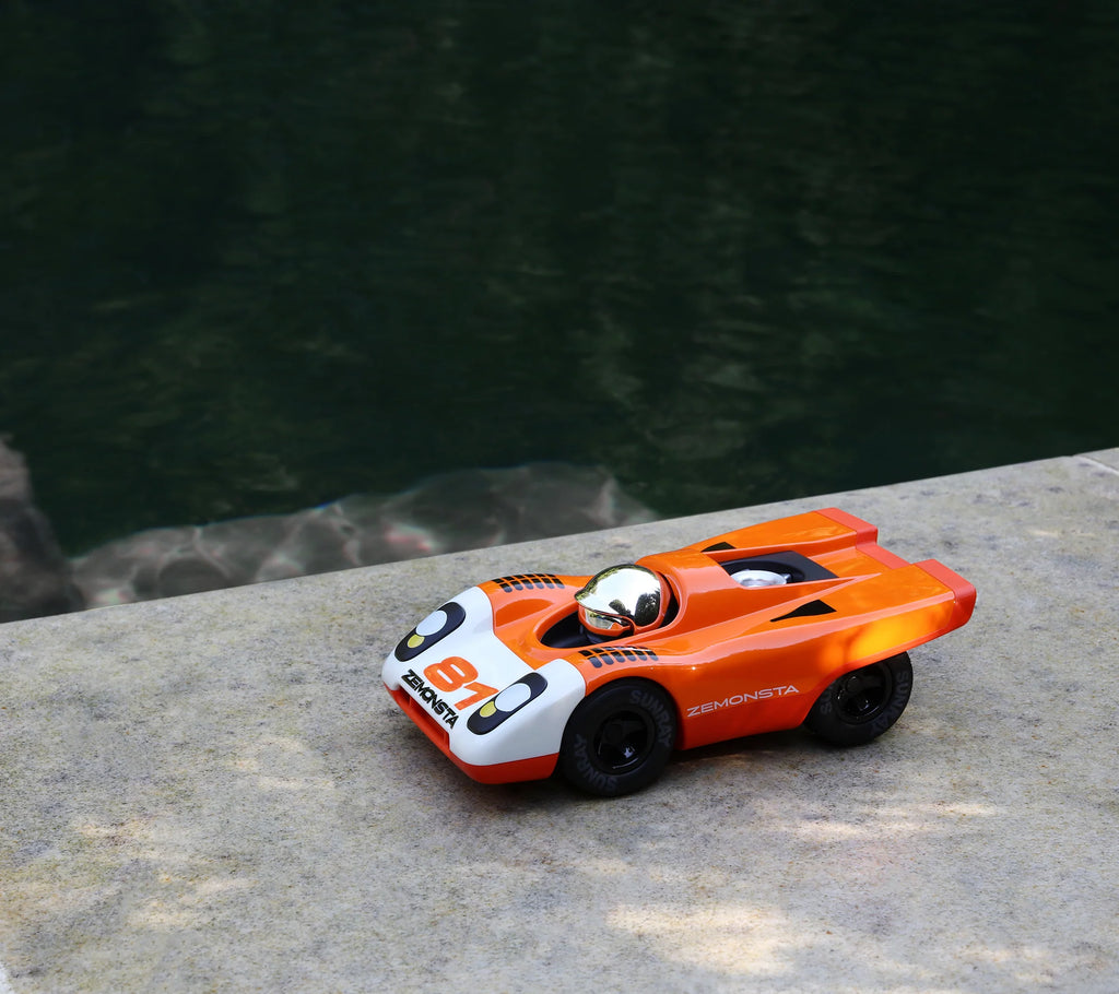 Toy Small Car Porsche 911 Playforever Orange 3+