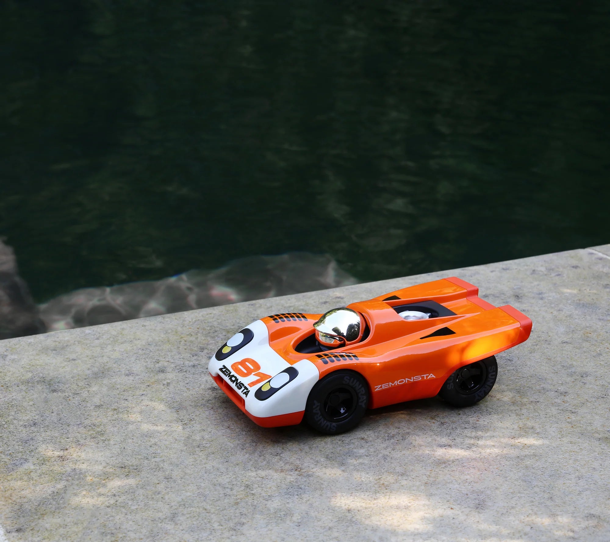 Toy Small Car Porsche 911 Playforever Orange 3+