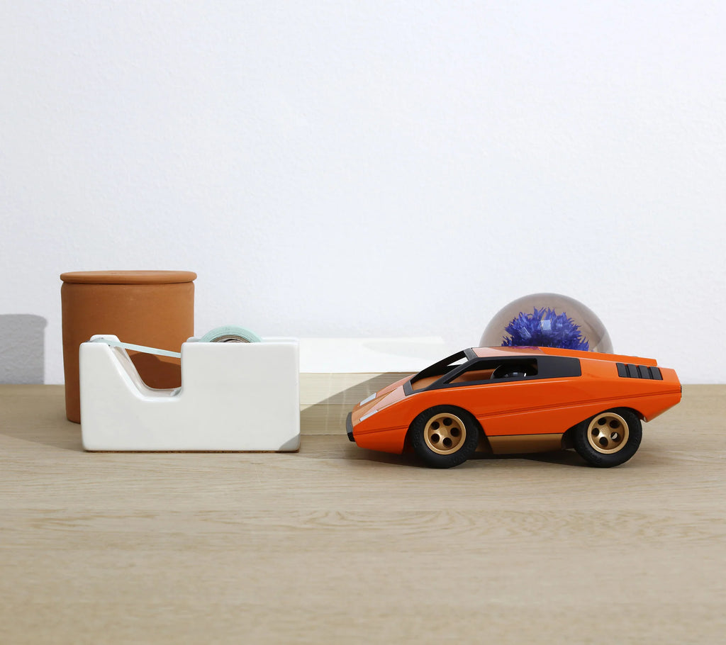 Jouet Petite Voiture UFO Lambo Mamba Orange 3+