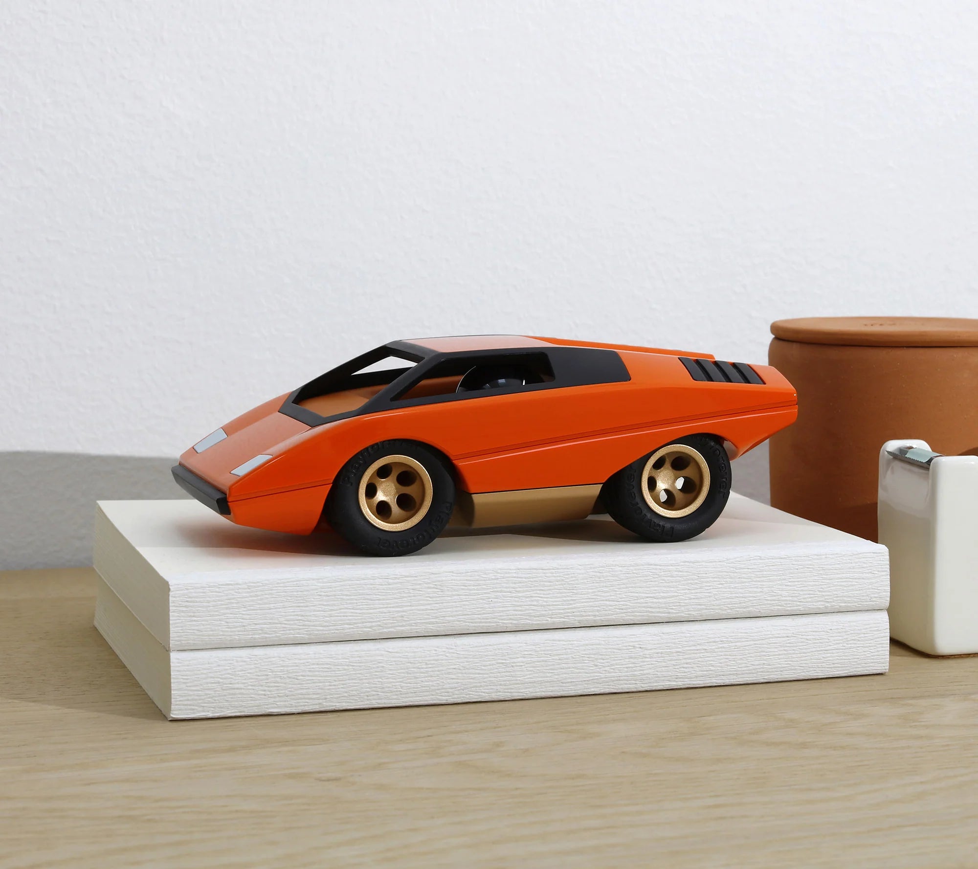 Jouet Petite Voiture UFO Lambo Mamba Orange 3+