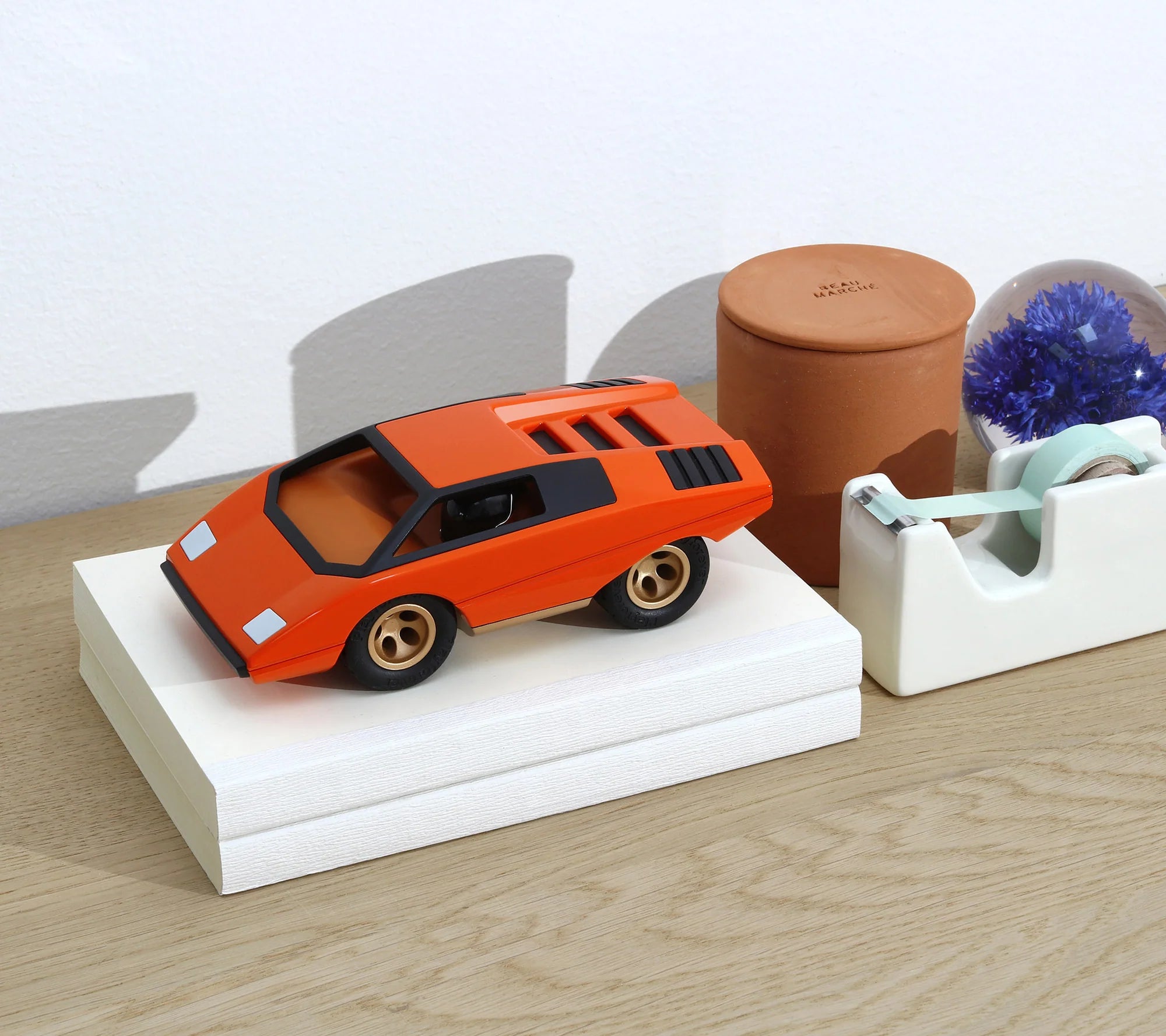 Jouet Petite Voiture UFO Lambo Mamba Orange 3+
