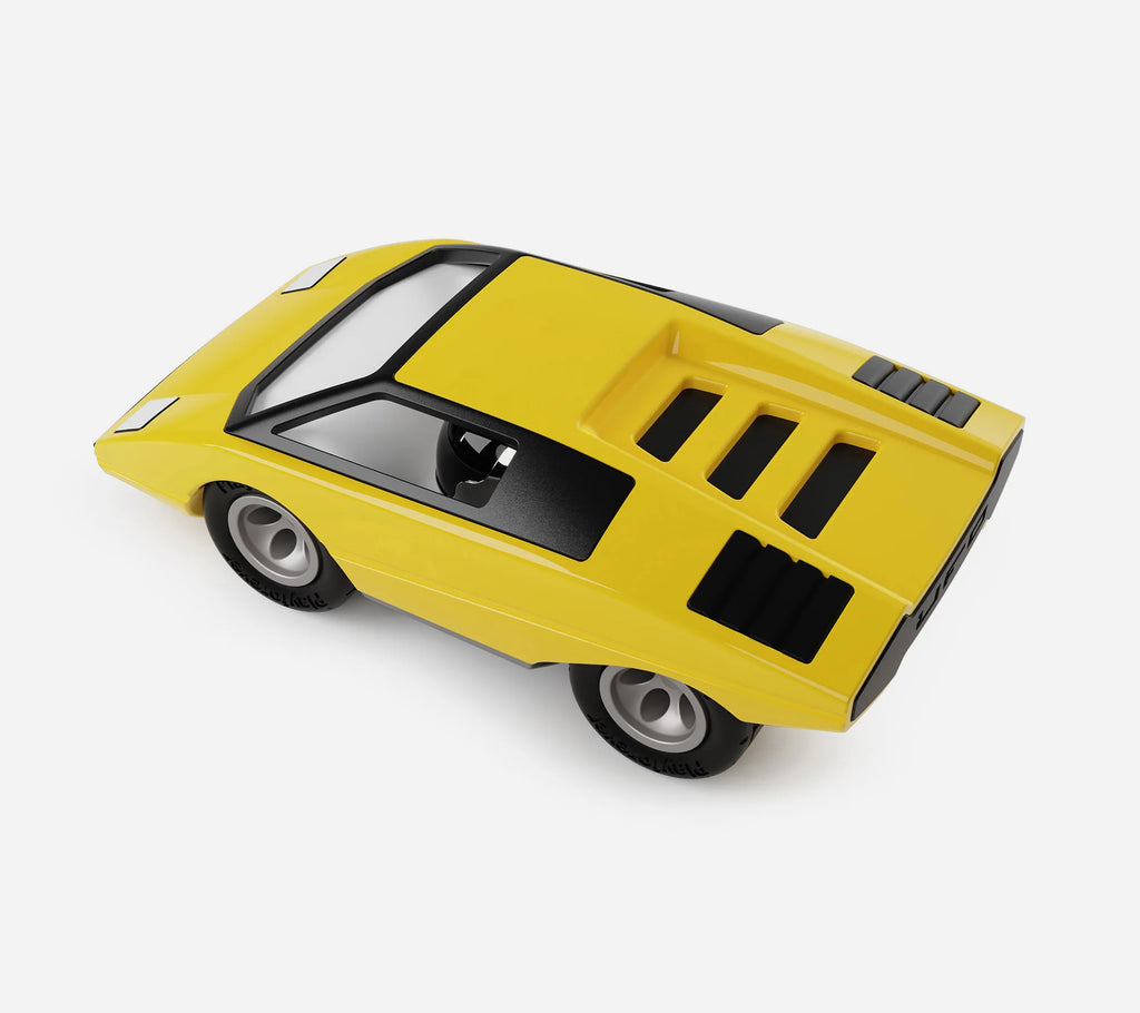 Jouet Petite Voiture UFO Lambo Mamba Jaune 3+