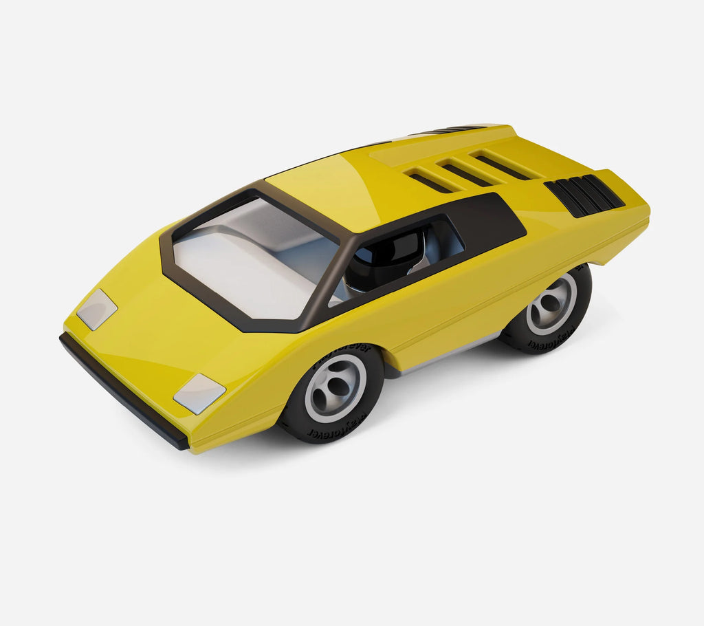 Jouet Petite Voiture UFO Lambo Mamba Jaune 3+