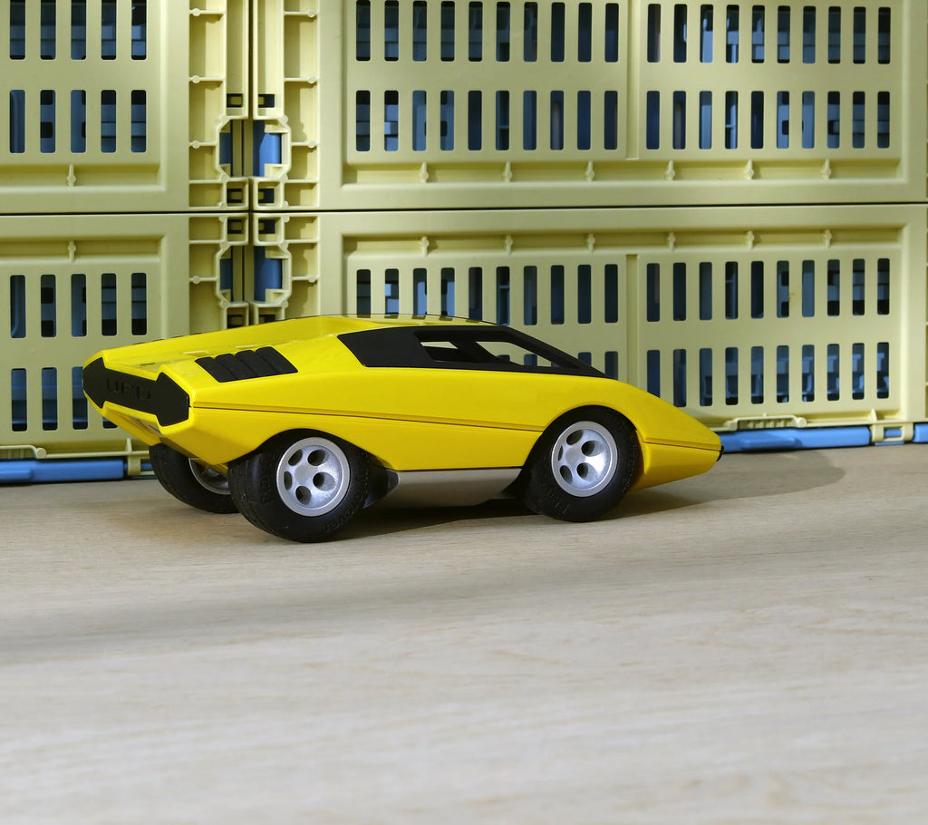Jouet Petite Voiture UFO Lambo Mamba Jaune 3+