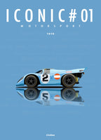 Affiche par Cirebox ICONIC Motorsport Porsche 917 Steve Mc Queen