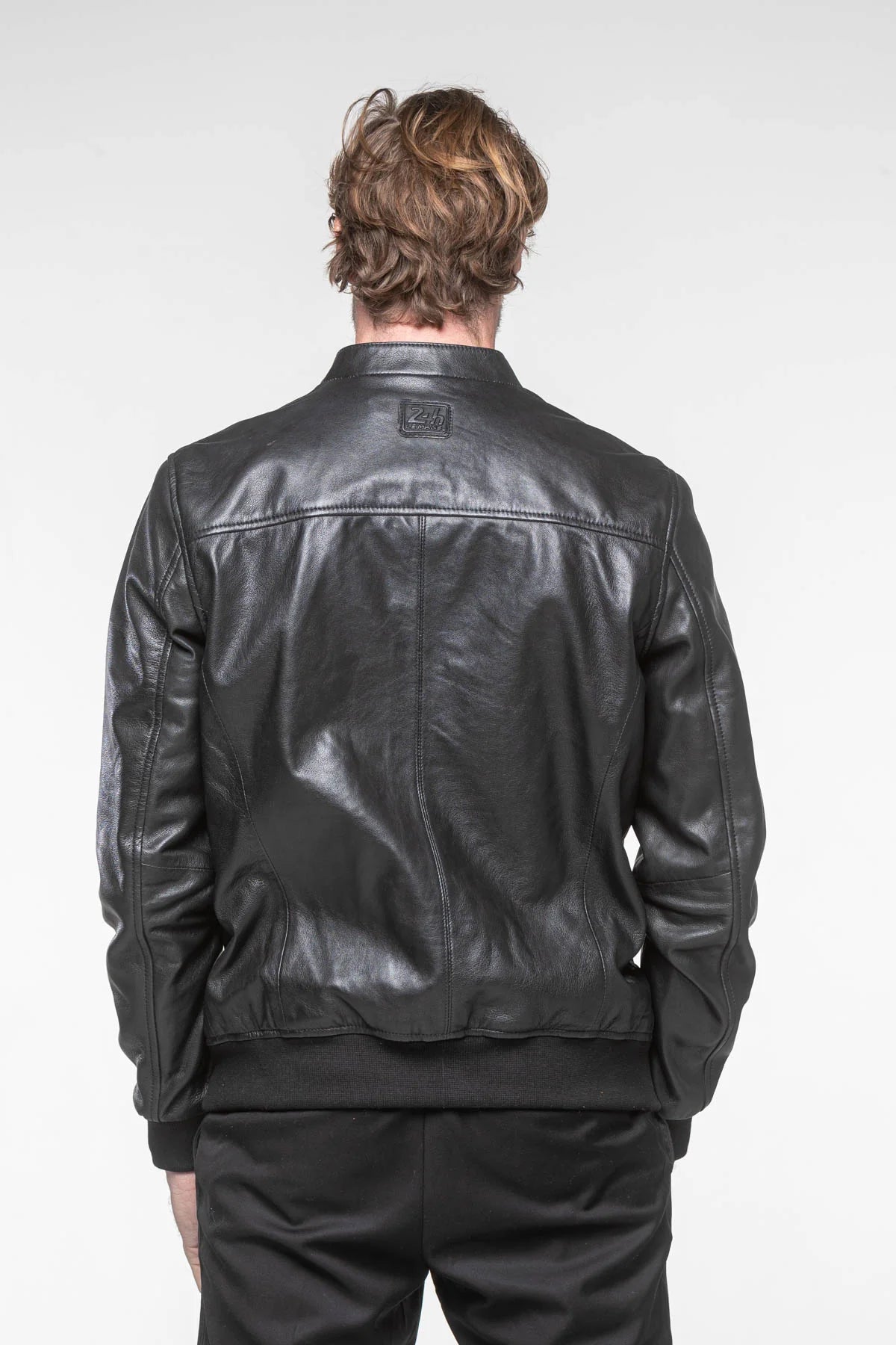 Blouson en cuir 24H Le Mans Richard noir Homme
