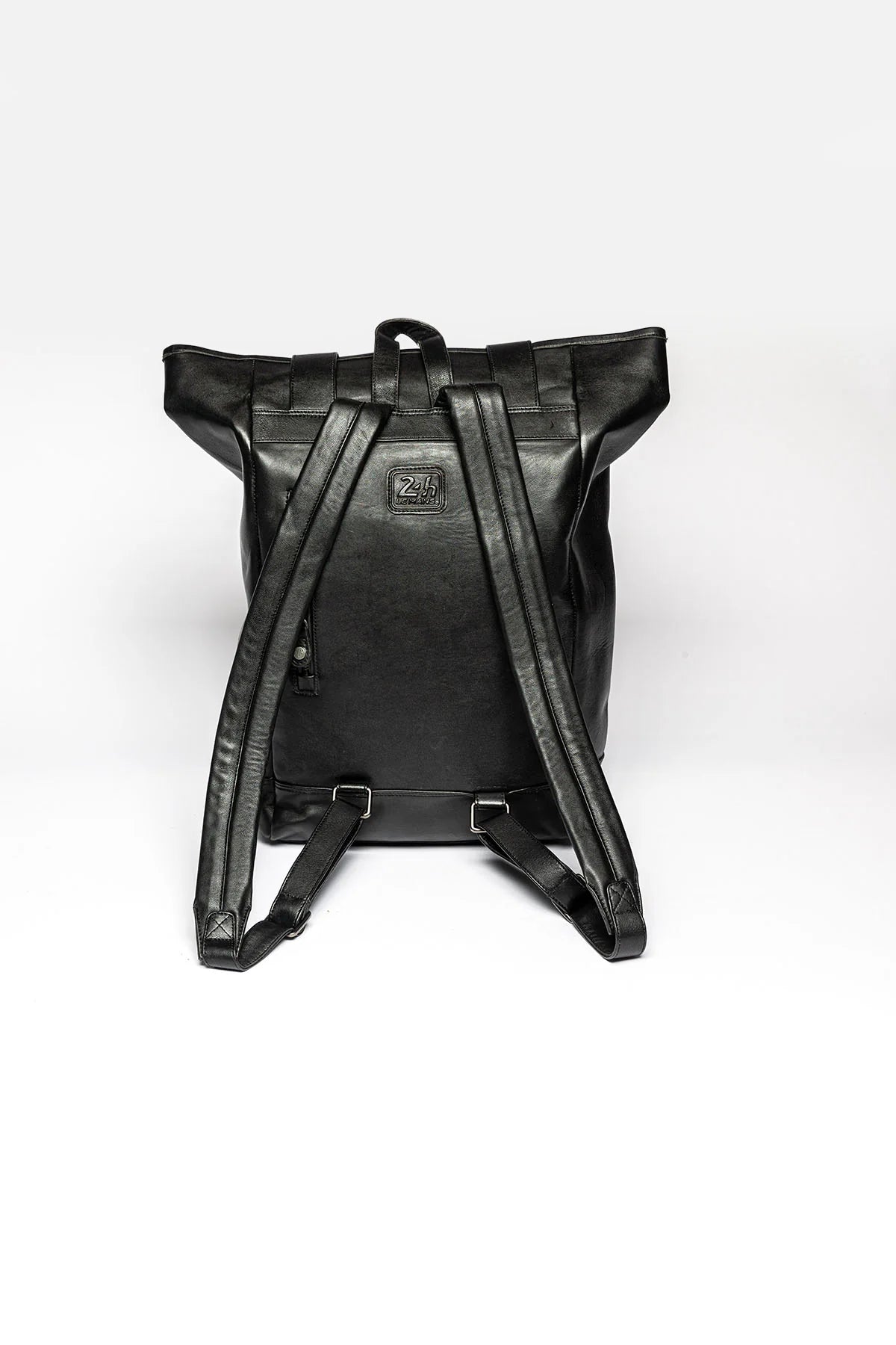 Sac à dos en cuir 24H Le Mans Ronnie noir