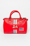Sac à Main en cuir 24H Le Mans Rosy 12h rouge poivre Femme