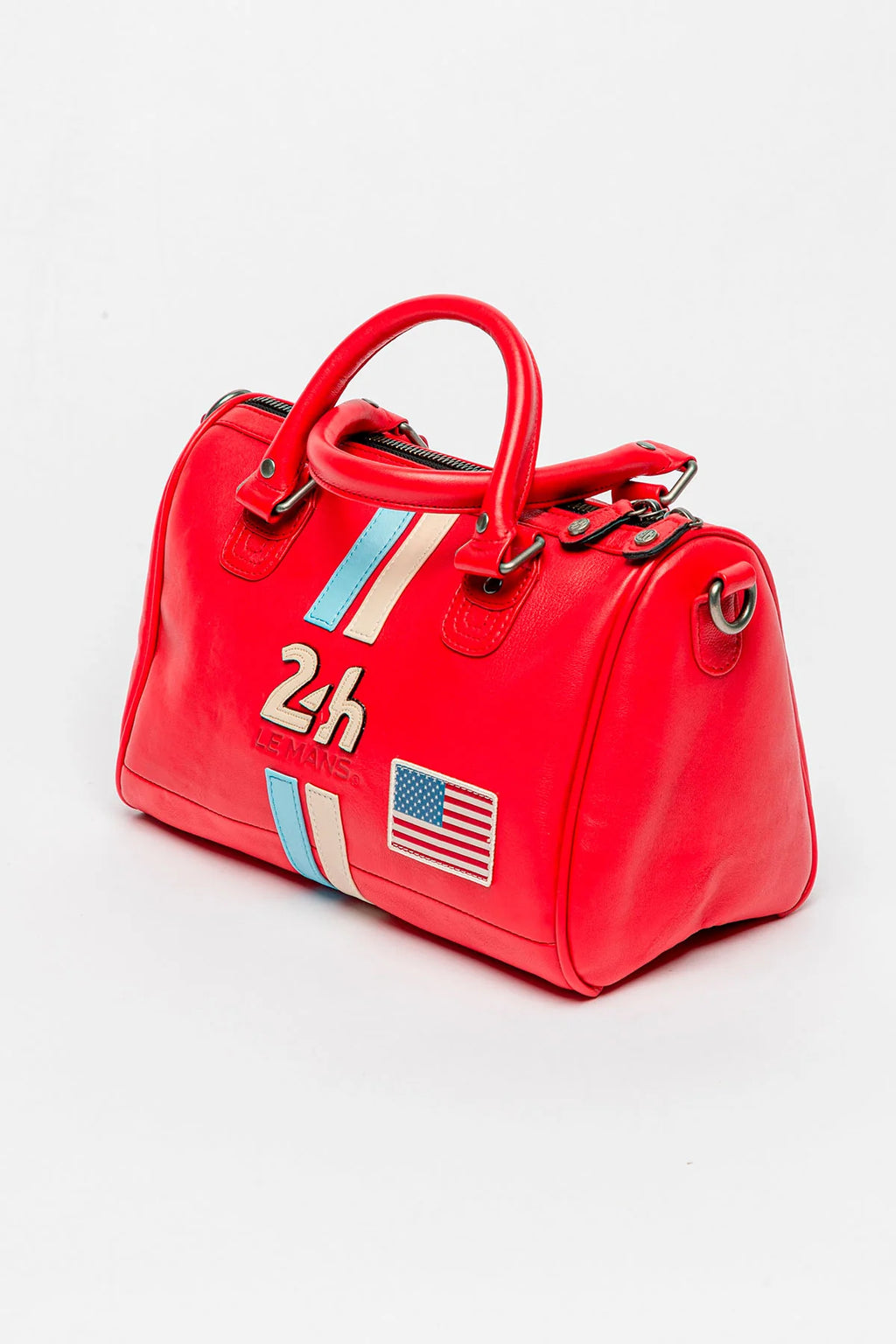 Sac à Main en cuir 24H Le Mans Rosy 12h rouge poivre Femme