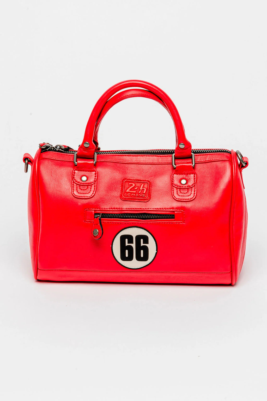 Sac à Main en cuir 24H Le Mans Rosy 12h rouge poivre Femme