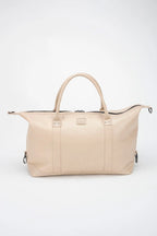 Sac de voyage en cuir Steve McQueen x Le Mans Seattle 48h écru Homme