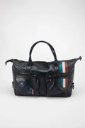 Sac de voyage en cuir Steve McQueen x Le Mans Seattle 48h bleu marine Homme