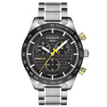Montre Tissot SuperSport PRS 516 Chrono Bracelet Acier Aiguilles Jaune 100.417.16.051.00