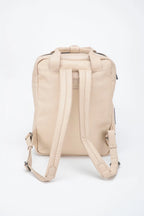 Sac à dos en cuir Steve McQueen x Le Mans Texas Backpack écru