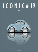 Affiche par Cirebox ICONIC VOLKSWAGEN Coccinelle #19