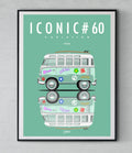 Affiche par Cirebox ICONIC Kombi VOLKSWAGEN Variation #60