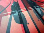 Affiche œuvre graphique numérotée Porsche 963 LMDh, 2023