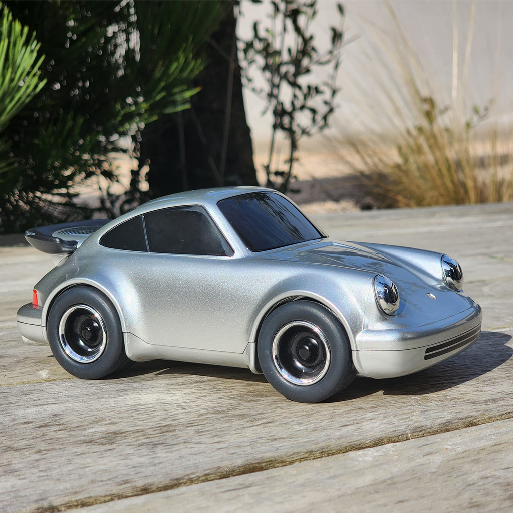 Toy Small Porsche 911 Silver Metal Car - Yellow / Black Metal / Red variant 3+