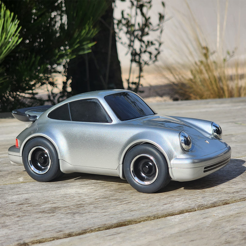 Baghera & Porsche 911 — Miniature sous licence officielle — Argent — Dès 3 ans